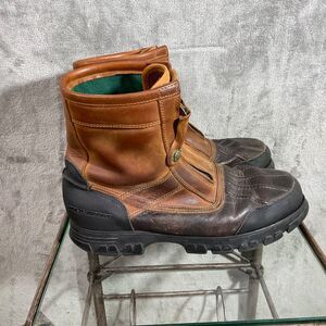 POLO Sport Ralph Lauren Ranger Leather Duck Double Zip Boots Men’s 11.5D